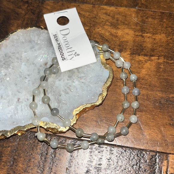 Labradorite layered bracelet - Picture 3 of 6